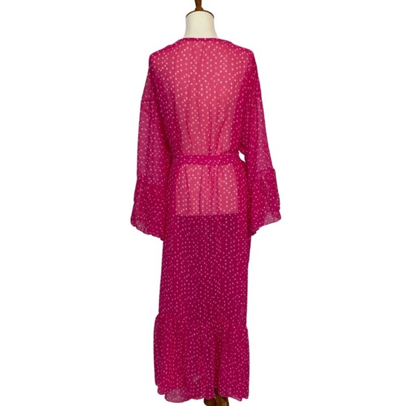 New! Berry Ruffle Kimono/Cover-Up - Picture 11 of 12